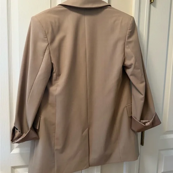 & Other Stories beige wool blazer